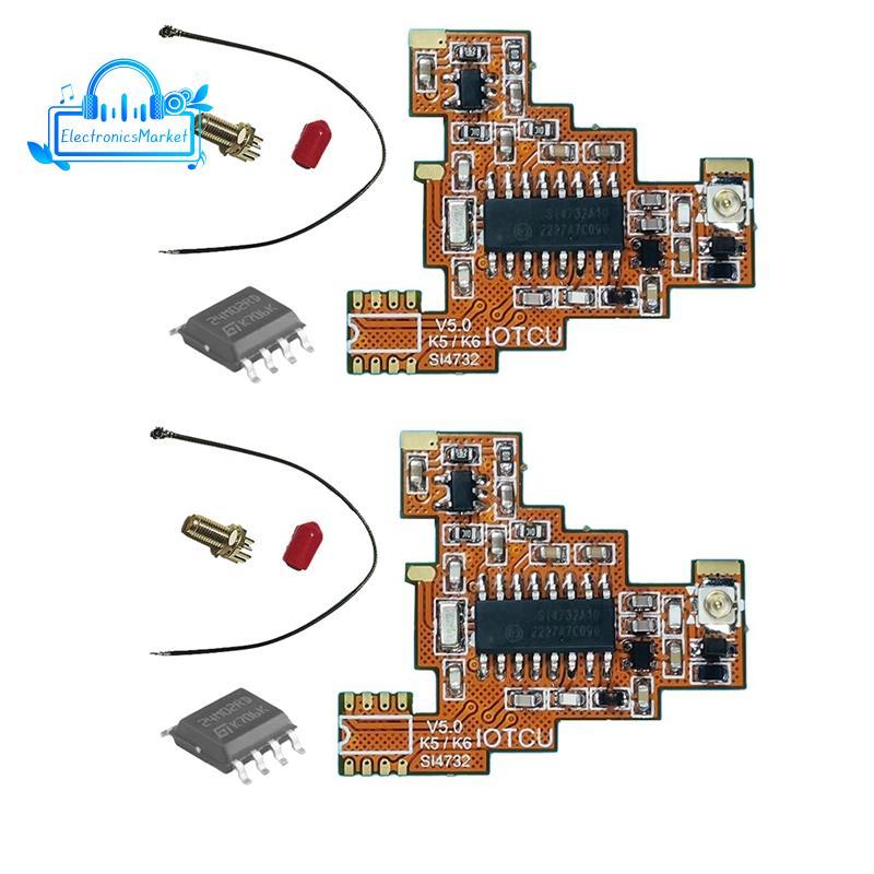 [Promote E]2PCS SI4732 V5.0 FPC โมดูล + 2M ชิปสําหรับ UV K5 K6 HF Shortwave Full Band แผนกต้อนรับ/ด้