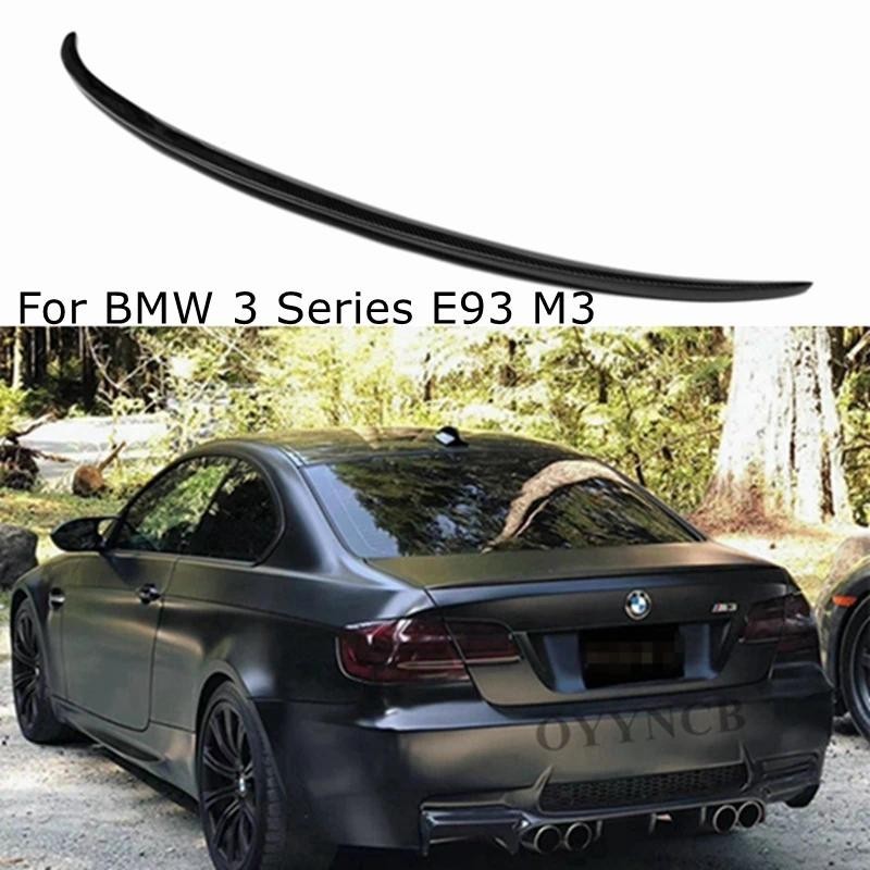 สําหรับ BMW 3 Series E93 & E93 M3 Convertible M สไตล์คาร์บอนไฟเบอร์ด้านหลังสปอยเลอร์ Trunk Wing 2006