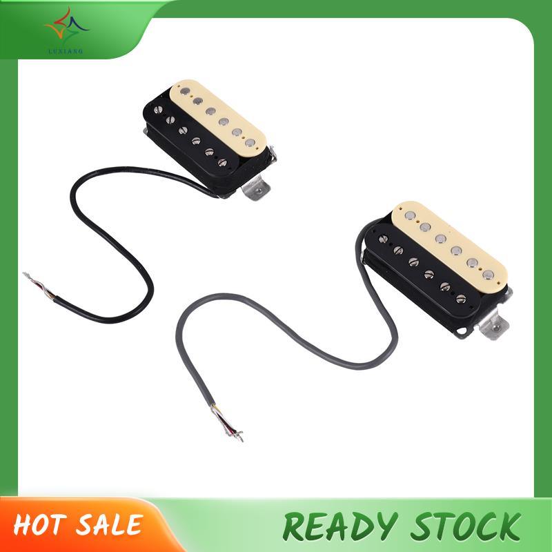 [luxiang.th] 1 ชุดกีตาร์ไฟฟ้า Humbucker Pickups Bridge Alnico V Pickup Guitar Pickup Bridge