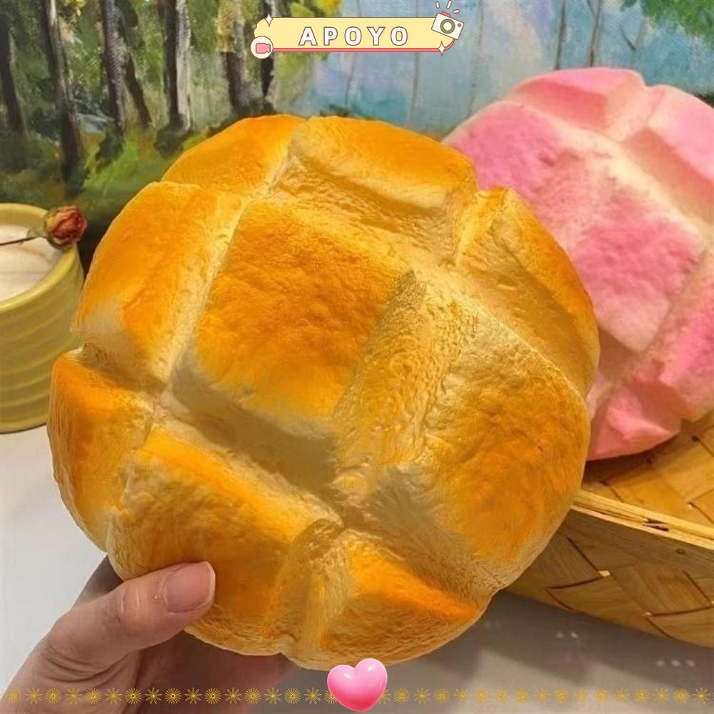 APOYO ขนมปัง Squishy ของเล่น, Sensory Fidget ความเครียดบรรเทาจําลอง Bun, Creative Soft Decompression ช้า Rebound Squeeze ของเล่นสําหรับผู้ใหญ่เด็กของขวัญ
