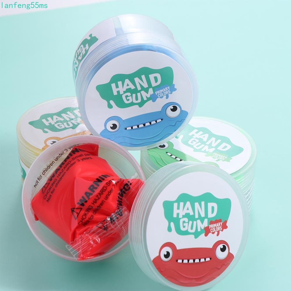 LANFENG Hand Putty Squiz ของเล่น, Soft Clay 4 ชิ้น/เซ็ต Finger Training Putty, ของเล่นเพื่อการศึกษา 