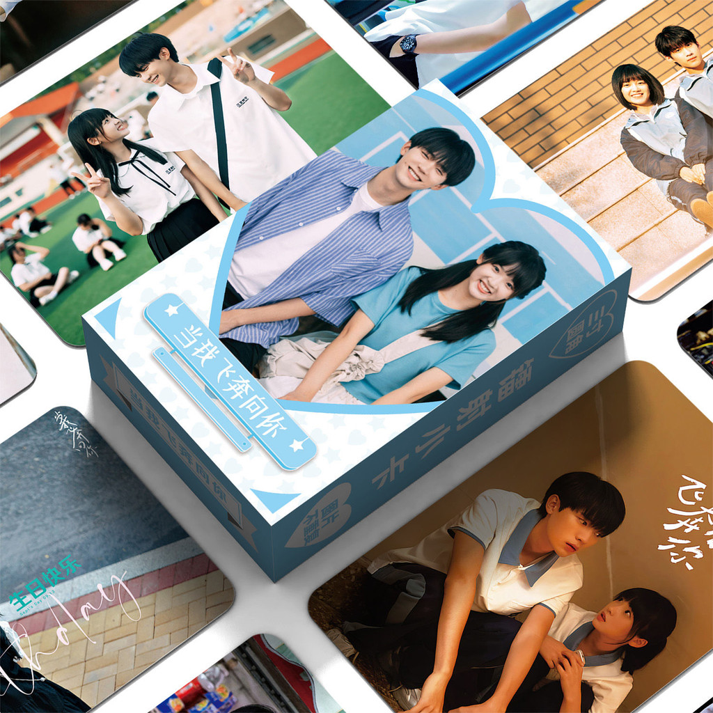การ์ด bus bus because of you i shine เมื่อผมบินสู่คุณ 55 Laser Photocards Zhou Yiran Zhang Miaoyi สิ