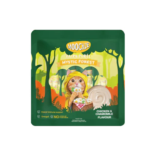 Moochie Fairy Purée มูชี่ ขนมแมวเลีย เนื้อครีมมี่ รสอร่อย ไม่เติมเกลือ แมวเลีย 15 กรัม แพ็ค 25 ซอง