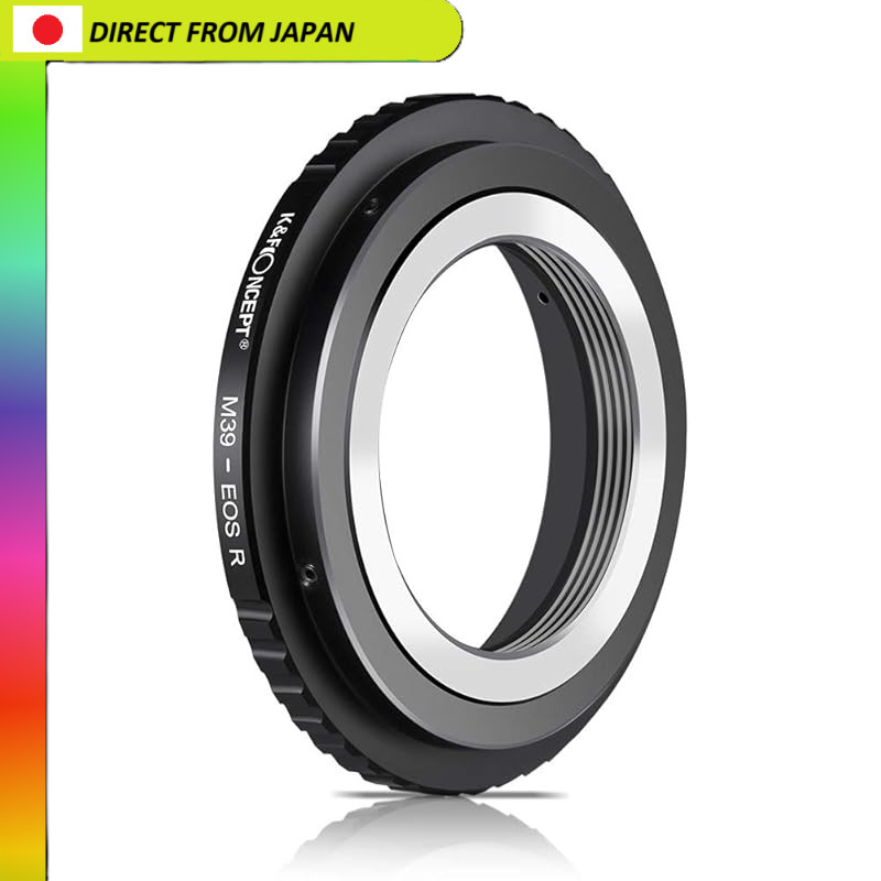 【From Japan】
K&F CONCEPT Mount Adapter for Leica M39 Lens to Canon EOS R Camera, Supports L39 to Can