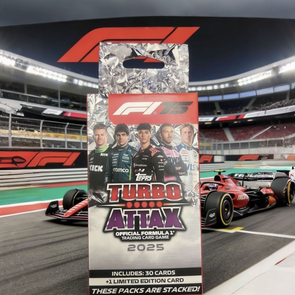 2025 Topps TurboAttax F1 Formula One 75th Anniversary Collection Card Hanging Box