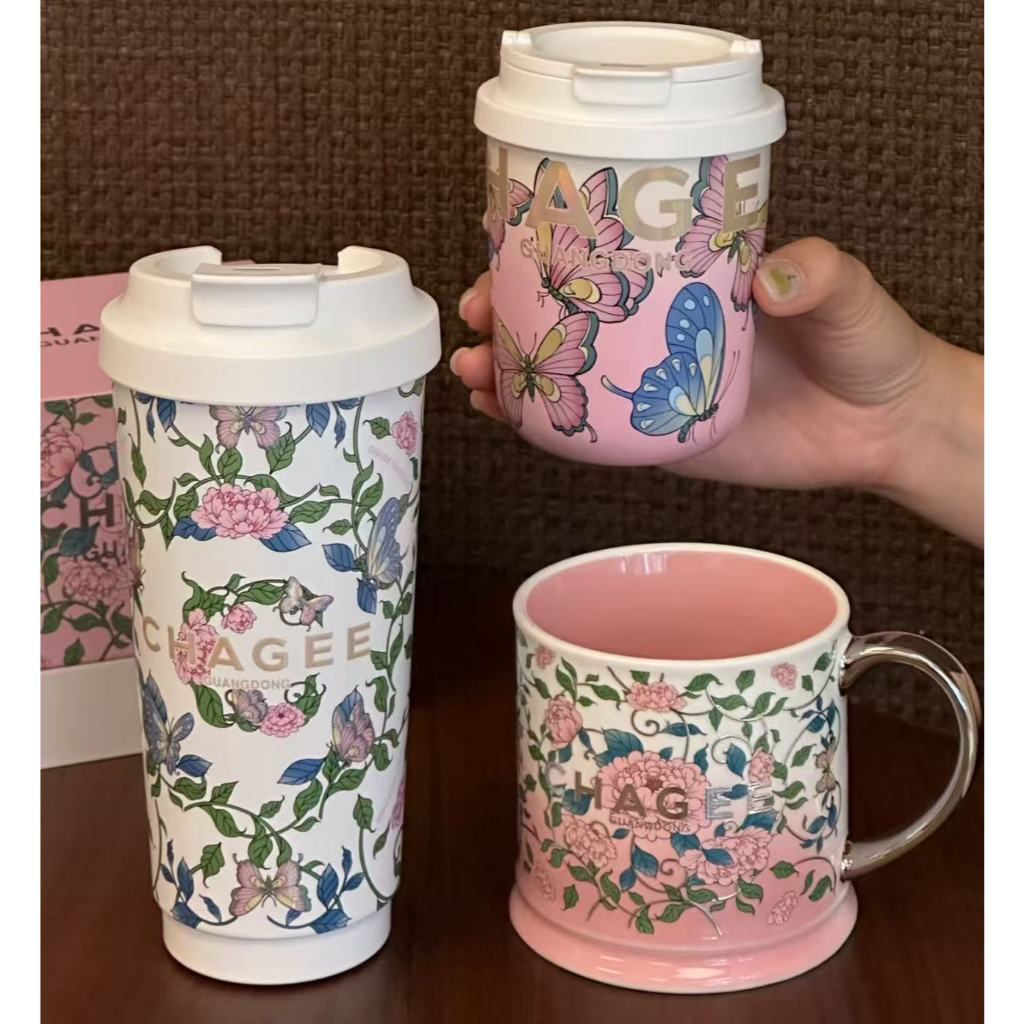 CHAGEE City Limited Edition Cup, Guangdong, ถ้วยฉนวนสแตนเลส, กระบวนการสีเมจิกสีทอง