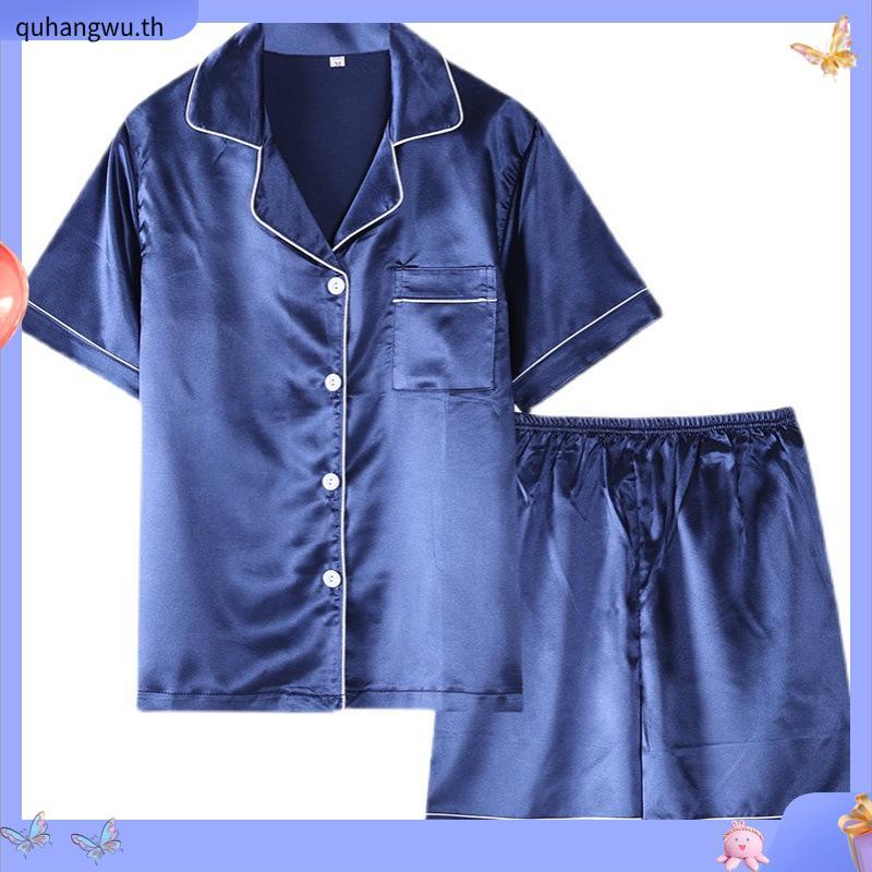 ชุดนอน ชุดนอนซาตินหญิง แขนสั้น+ขายาว พรีเมียม ยี่ห้อ Vana Sleepwear