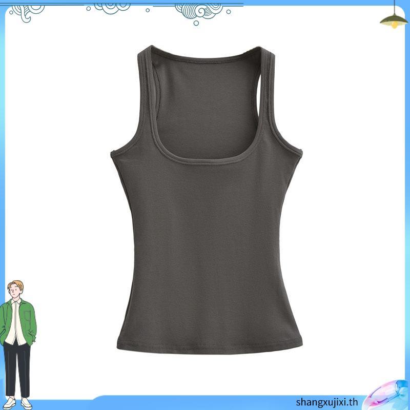 Atipashop - SERENOR LUXE TANK เสื้อกล้าม แขนกุด มีฟองน้ำในตัว ถอดฟองน้ำได้