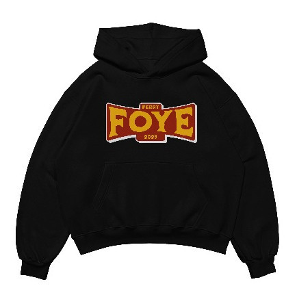 PerryFoye - Foye Red Oversize Boxy Hoodie / Boxy Hoodie / Oversize / Boxy Oversize Hoodie