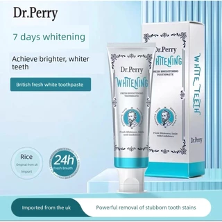 CODยาสีฟัน [อัตราการผลลัพธ์ที่ดี 99%] ยาภาษาอังกฤษ DrPerry Fresh Whitening Clean – ฟอกสีฟัน ลมหายใจสดชื่น ยาสีฟันภาษาอังกฤษ.