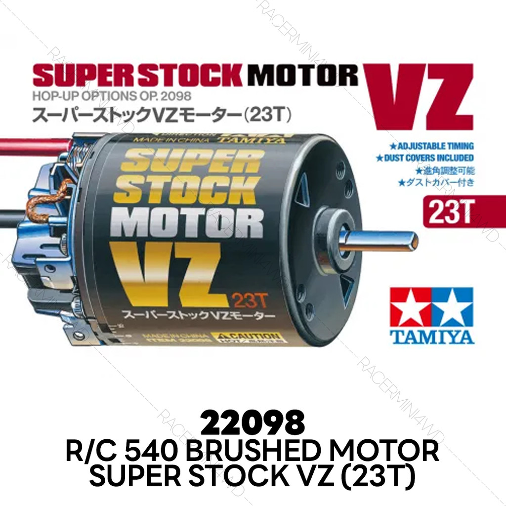 TAMIYA 22098 R/C 540 Brushed Super Stock VZ Motor (23T)
