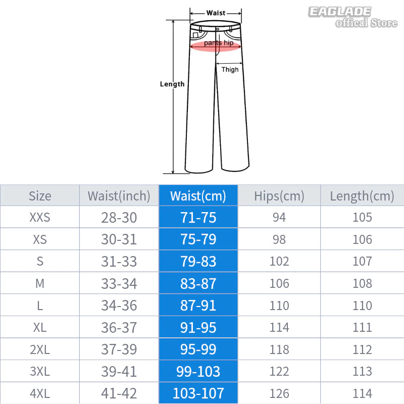 EAGLADE Urban Techwear Pants - กางเกงแห้งเร็วและไม่มีเหล็ก ออกแบบมาเพื่อมืออาชีพด้านไอทีและวิศวกรรม A1757 thumbnail 3