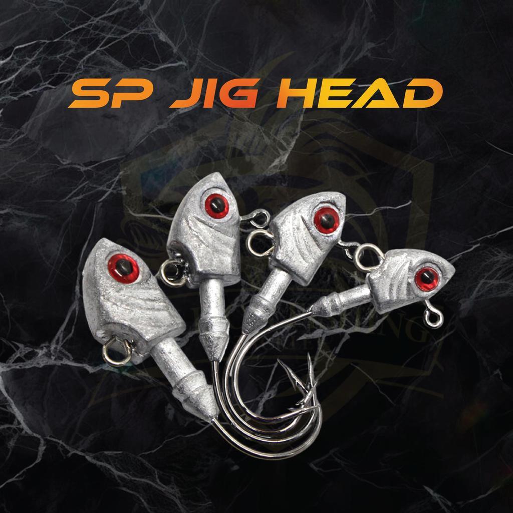 3PCS Fishing Jig Hook 3.5/5/7/10/14/20/28/33g Fish Jig Head Fishing Hook Baiting Jighead SP Soft Lur