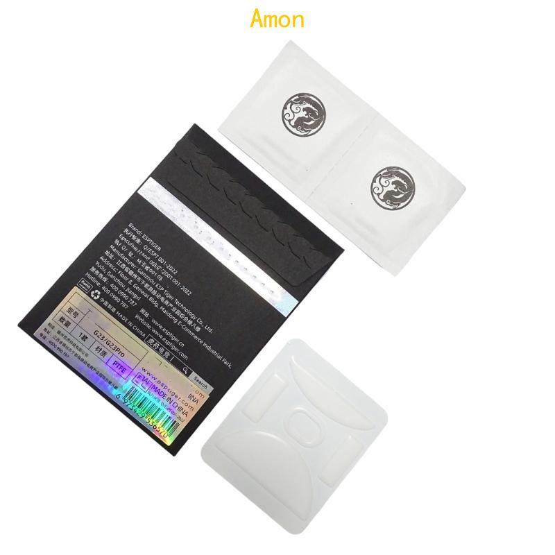 Amon Round Curveds Edges Mouse Feet Mouse Skates Pad สําหรับ Incott G23 Mouse PTFE Feet