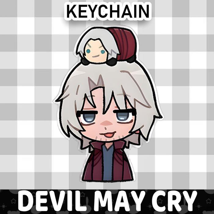 Ganci / Gantungan Kunci Akrilk DEVIL MAY CRY CHIBI - DANTE CHIBI