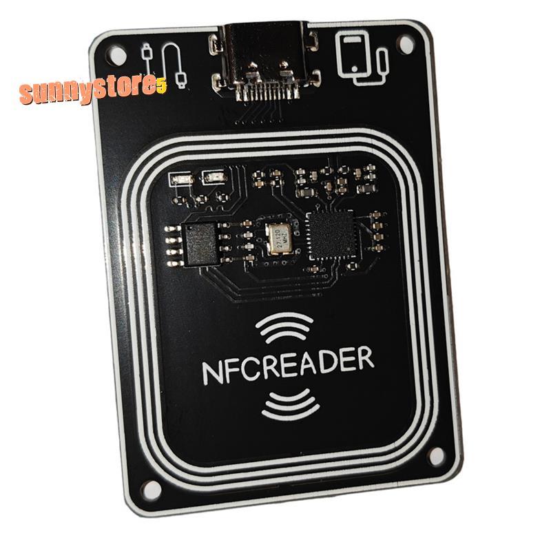 13.56Mhz PN532 PCR532 RFID UID UID GEN2 เครื่องอ่านการ์ด IC Wirter โมดูลประเภท C พร้อมซอฟต์แวร์