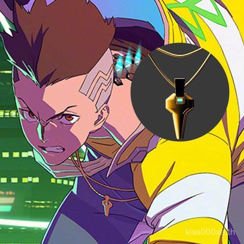 สร้อยคอมetal Cyberpunk แบบEdge Walker จากเกมCyberpunk 2077
