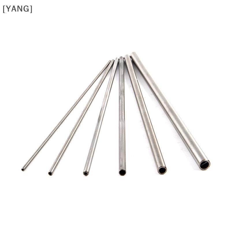 [YANG] Silver Round 304 Stainless Steel Capillary Tube Pipe 250mm Hollow Circular Tube