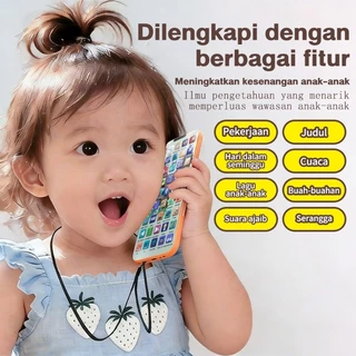 โทรศัพท์มือถือ 36 ปุ่มสำหรับเด็ก สำหรับเด็กอายุ 0-6 ปี เพื่อเรียนรู้เพลงและเรื่องราวในวัยเด็ก