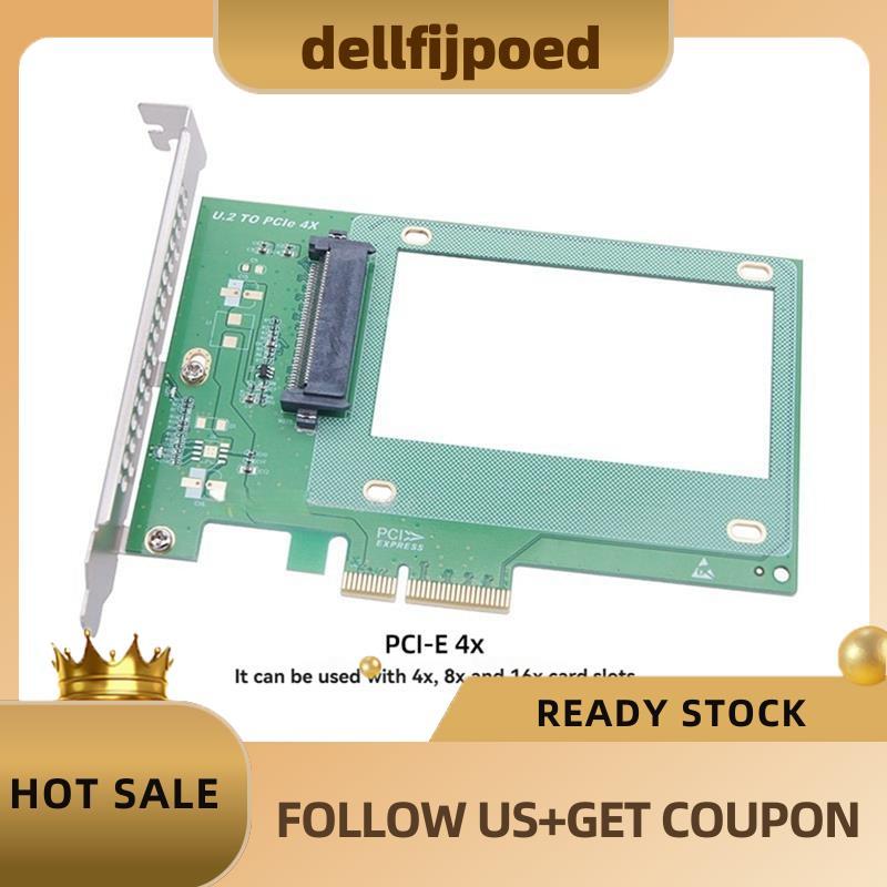 อะแดปเตอร์ PCI Express 3.0 X4 ถึง U.2 NVME SFF-8639 2.5 นิ้ว SSD การ์ดขยาย Riser Converter 32GT/S สํ
