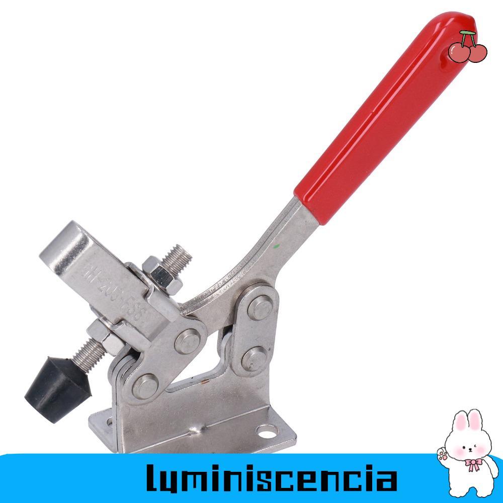 LUMINESCENCIA Toggle Clamp, Antislip Adjustable Welding Toggle Clamp, อุปกรณ์เสริม Silver Hand Toggl