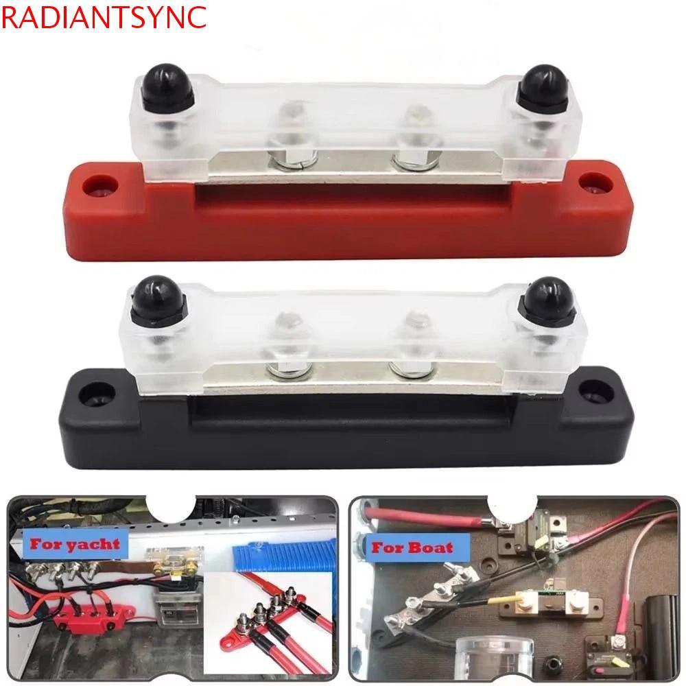 RADIANTSYNC บล็อกเทอร์มินัลไฟฟ้า, กันน้ํา 150A Power Distribution Block, อุปกรณ์เสริม 1/4 นิ้ว Stud 
