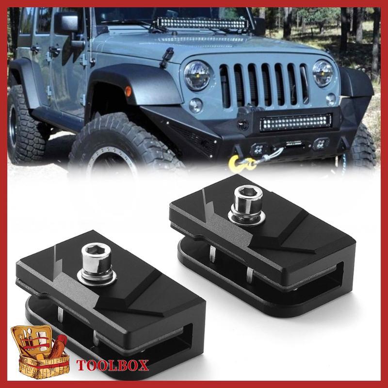 TOOLBOX Hood ติดตั้ง LED Light Pod Brackets โลหะทํางานโคมไฟไม่เจาะโลหะ Hood Work Light Brackets สําห
