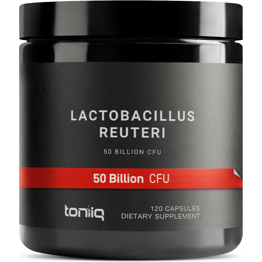 Toniiq50BilCFULactobacillusReuteriProbiotic50mgperServing-LReuteriProbiotics-HighestCFUCuntLactob CD