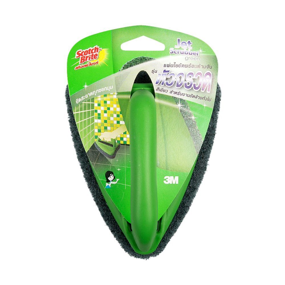 [สินค้าส่งด่วน] 3M ใยขัดด้ามจับหัวเจ็ท สีเขียว 3M SCRUBBER JET GREEN