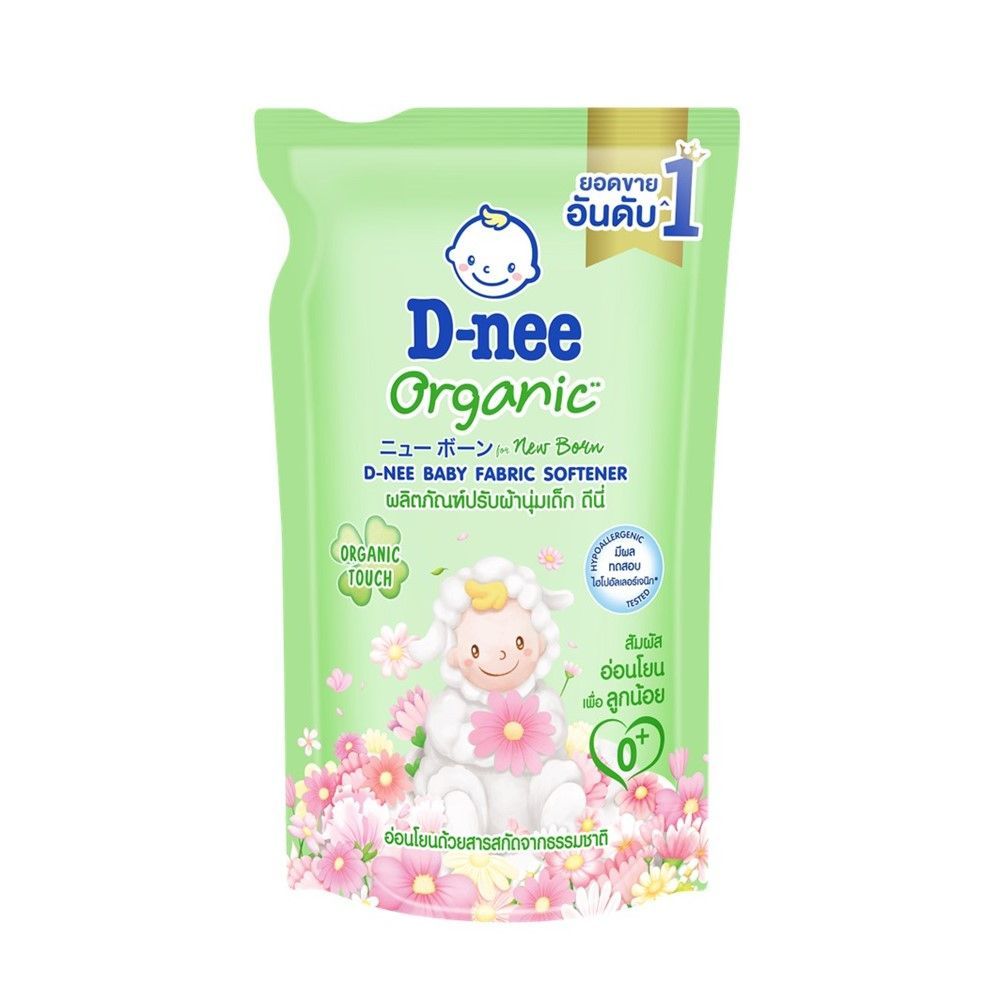 ดีนี่ น้ำยาปรับผ้านุ่มเด็ก สีเขียว 530 มล. D-NEE FABRIC SOFTENER GREEN 530 ML.