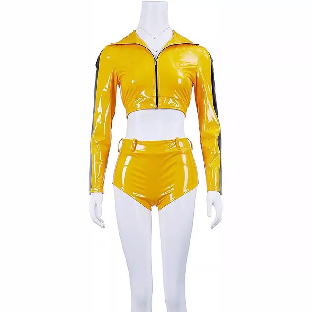 Kill Bill The Bride cosplay short-sleeve shorts two-piece costume
