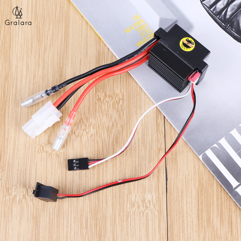 [lzdhuiz3] 320A ESC มอเตอร์แปรงแบบสองทิศทางพร้อมเบรกสําหรับรถยนต์ RC HSP และรถบรรทุก