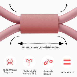 LuminaFlex ยางยืดยิมฟิตเนสแหวนยางดึงวงยืดหยุ่นฟิตเนสโยคะพิลาทิสวง