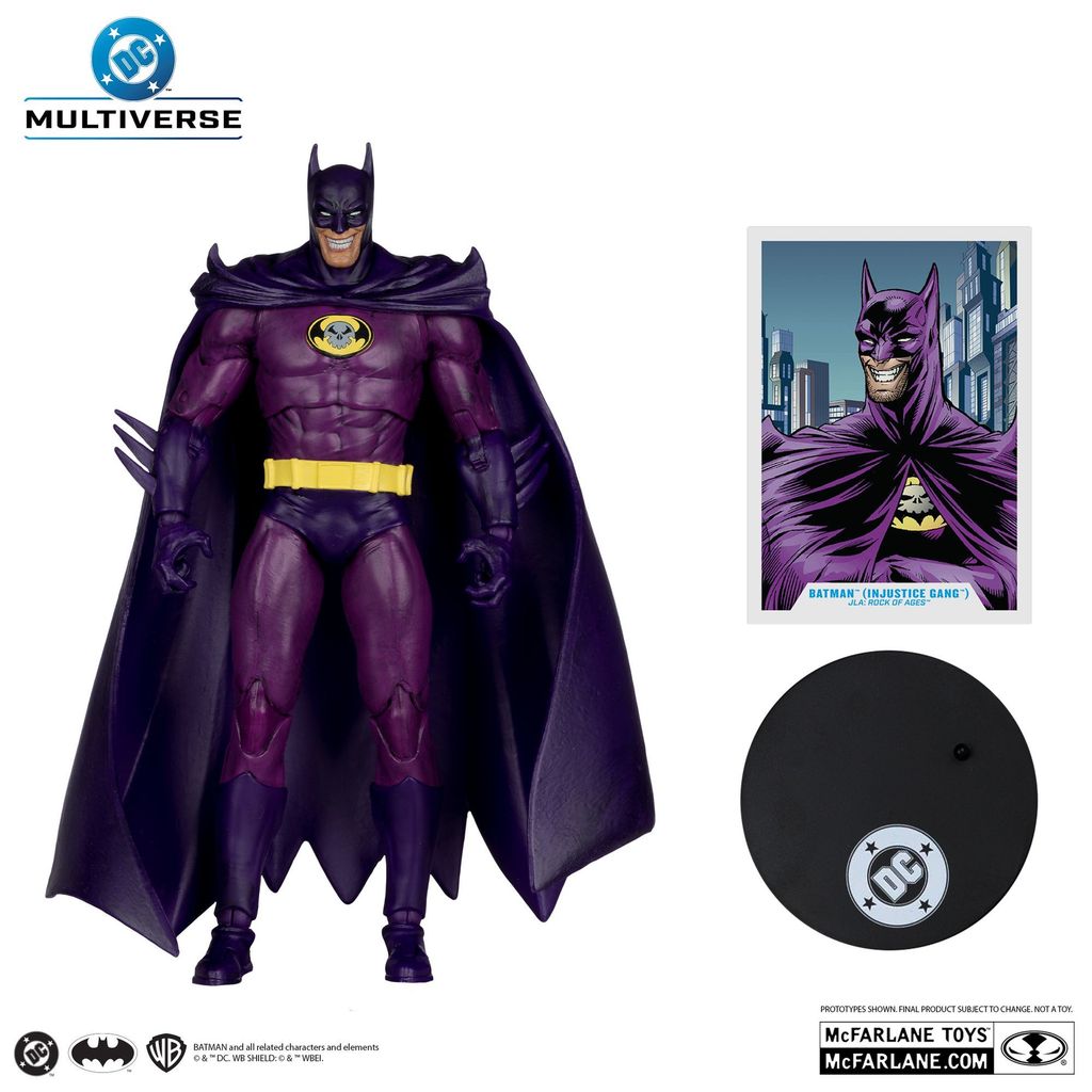 [คลังสินค้าพร้อม] McFarlaneand DC Series Injustice Help Batman 23cm ตุ๊กตาของเล่นตุ๊กตาเคลื่อนย้ายได