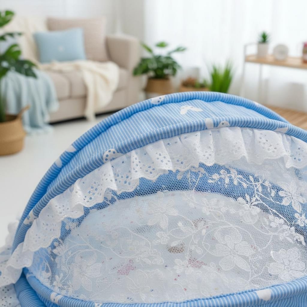 Soft Touch Washable Feline Cradle Bed Breathable Lace Feline Bed