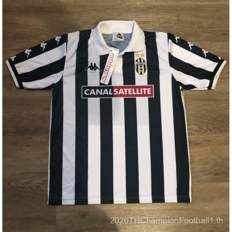 เสื้อฟุตบอลย้อนยุค SSS+JUVENTUS HOME CANAL SATELITE RETRO
