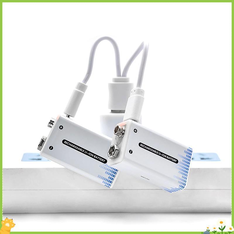 [JL] แบตเตอรี่ 9V 9V li-ion Type-C แบตเตอรี่ 9v แบตเตอรี่ลิเธียมสําหรับมัลติมิเตอร์ไมโครโฟนของเล่นสา