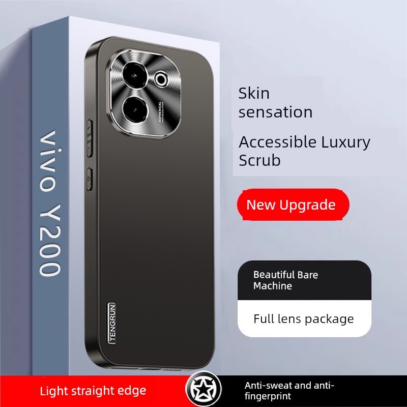 vivo y200 5g เคส เคส vivo y200 5g Vivo Y200 เหมาะสําหรับเคสโทรศัพท์ซิลิโคนโลหะ