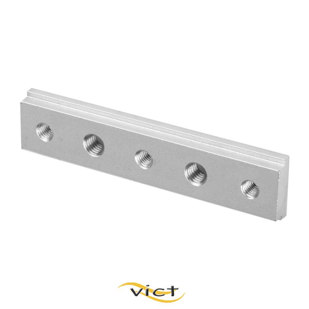 VICT Miter Track Jig, อลูมิเนียม 100/200/300 mm T Slot Miter Track, สําหรับ T Screw 30 / 45 ประเภท Q