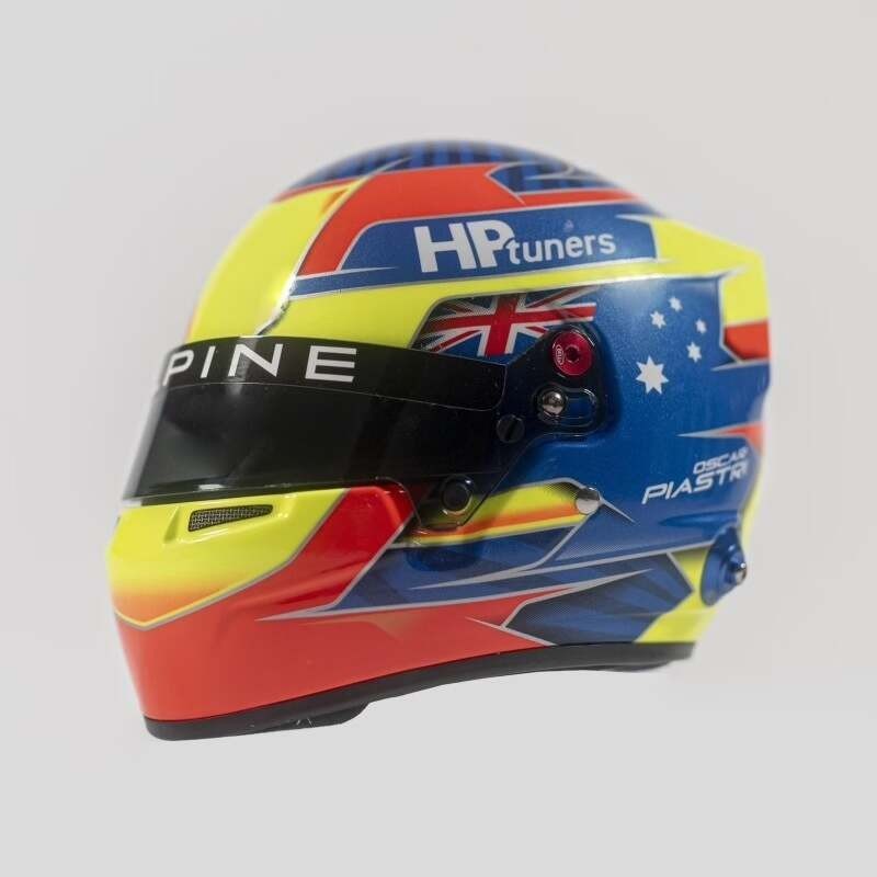 [มาใหม่เดือนพฤษภาคม] หมวกกันน็อค F1 รุ่น 1: 2 หมวกกันน็อค BELL Piestri F2 Championship Prema Racing 