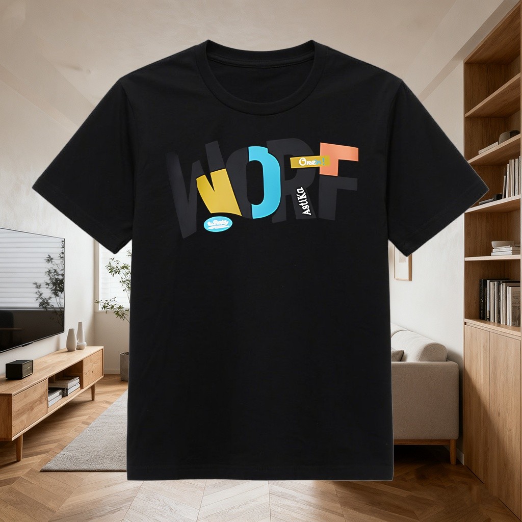 KATUN Worf Pay on Delivery Distro T-Shirt 24s Combed Cotton ขายดีที่สุด Sweet Loose