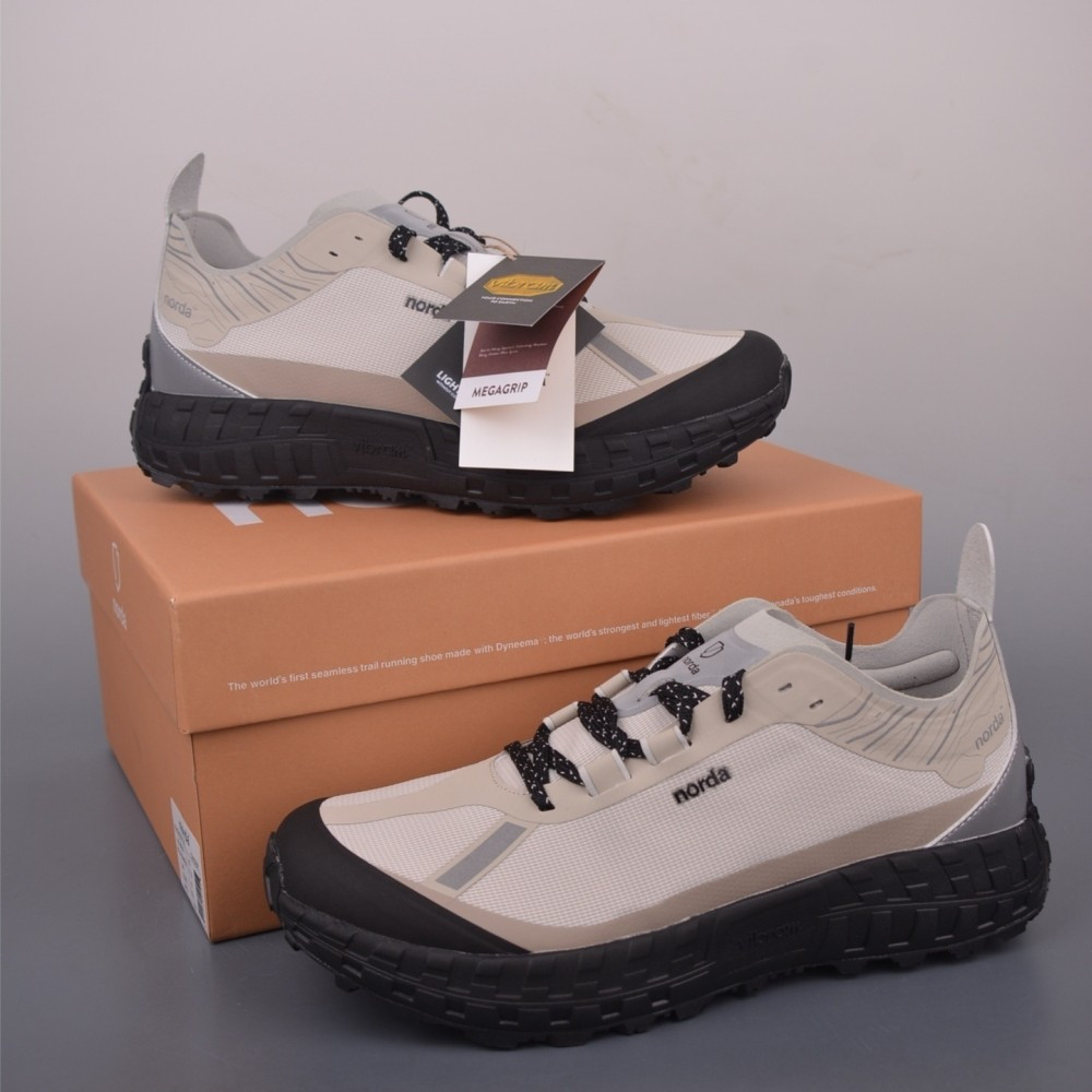 NORDA 001 รองเท้าวิ่งข้ามประเทศ Unisex น้ําหนักเบา ทนต่อการสึกหรอ กันลื่น กันน้ํา สีเทา XGY1 7YT8
