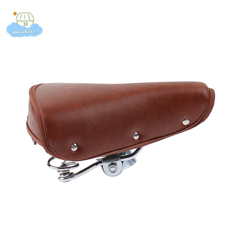[LI] Vintage Retro Bicycle Bike Cycle PU Leather Saddle Seat Springfortable Seat IE