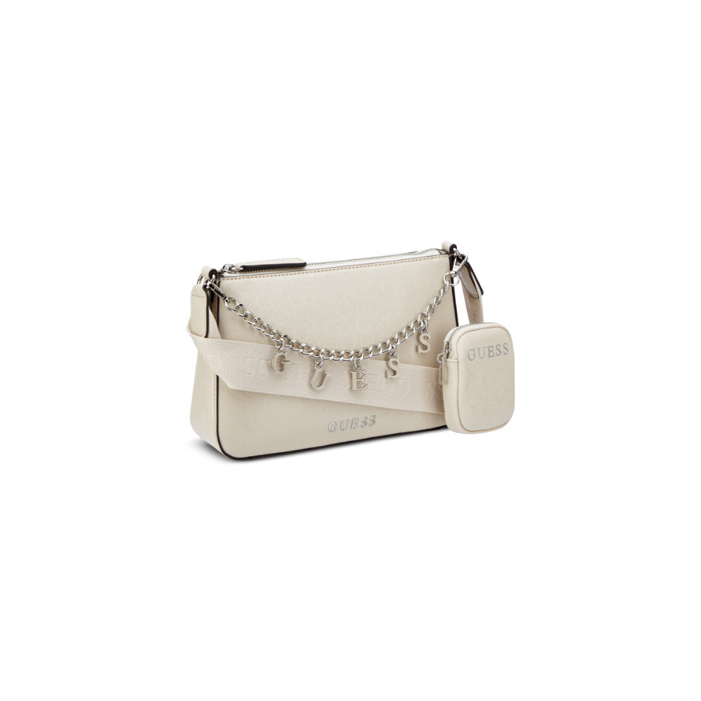 กระเป๋า Guess รุ่น FF998069 FIORA MINI TOP ZIP สีครีม ราคา ถูกที่สุด ดีลบีเคเค แกลเลอรีภาพที่ 2