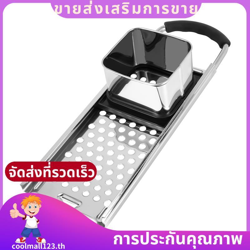 เครื่องทําสปาตซิลสแตนเลสพร้อมด้ามจับยางนุ่มสบายสําหรับบะหมี่เกี๊ยว .coolmall123th
