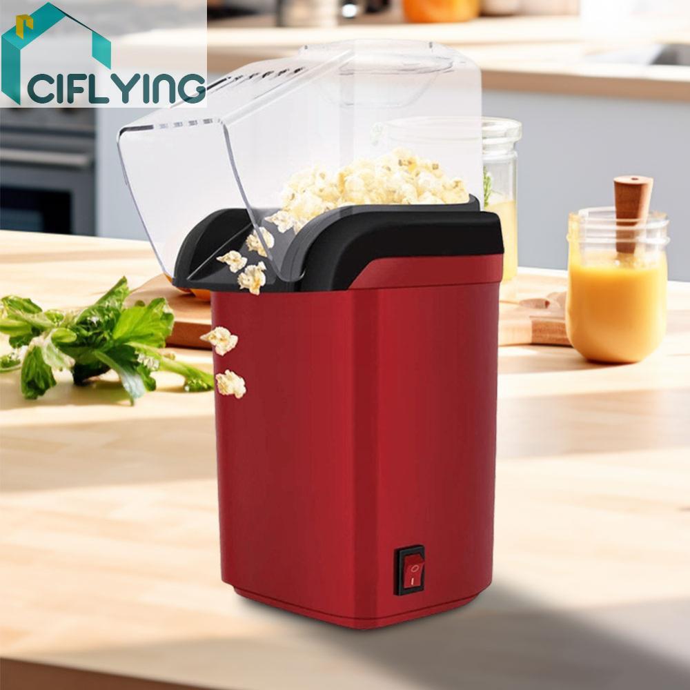 เครื่องป๊อปคอร์น No Oil Fast Popping Maker อัตราการงอกสูงเครื่องป๊อปคอร์นอัตโนมัติเต็มรูปแบบไฟฟ้า Air Popper สําหรับ Home Kitchen [Ciflying.th]