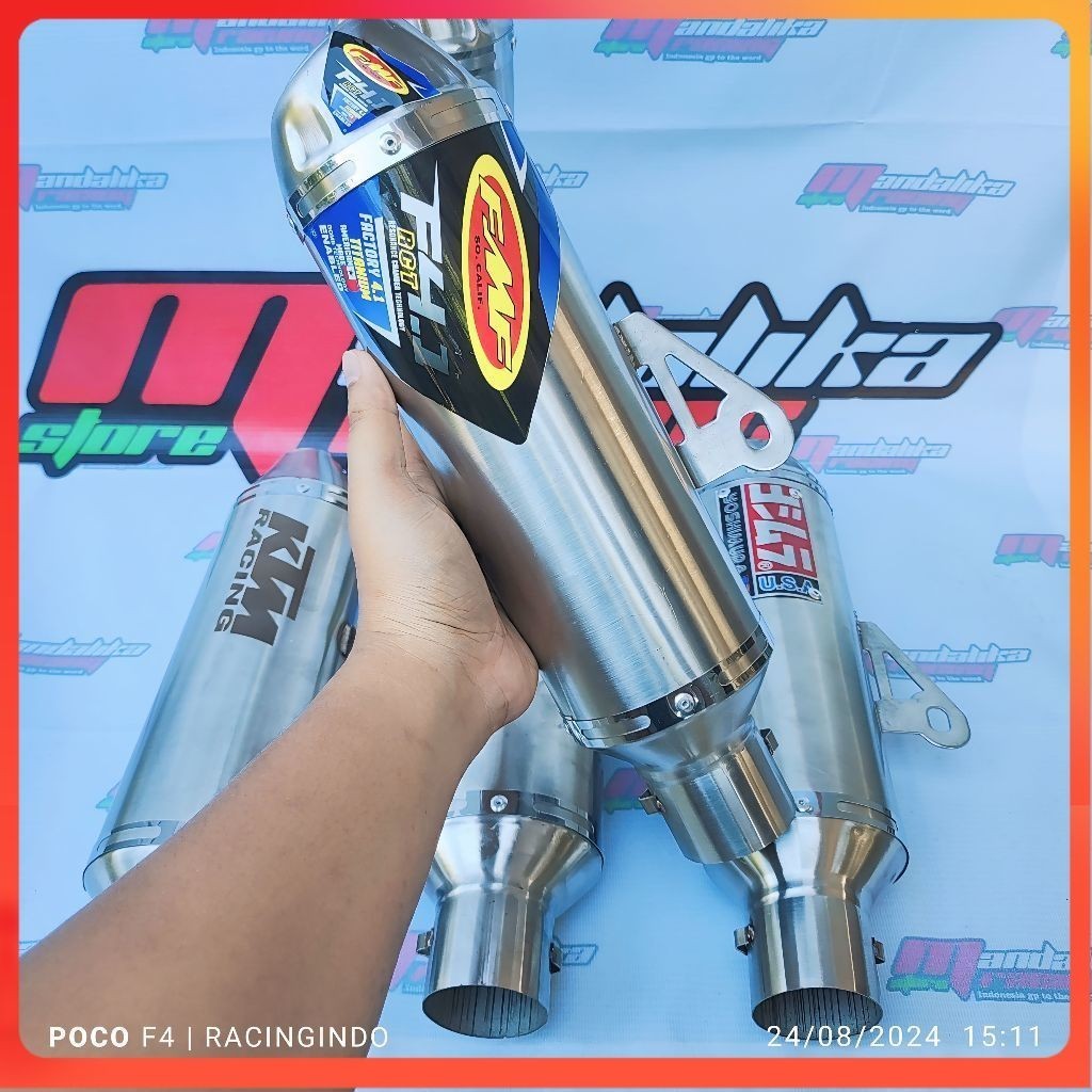 ท่อไอเสีย fmf f4 norifumi ktm มากกว่า 38 51 มม. สําหรับ ksr 110 xr 150 xr 200 dtm klx 150 crf 150 ฯลฯ