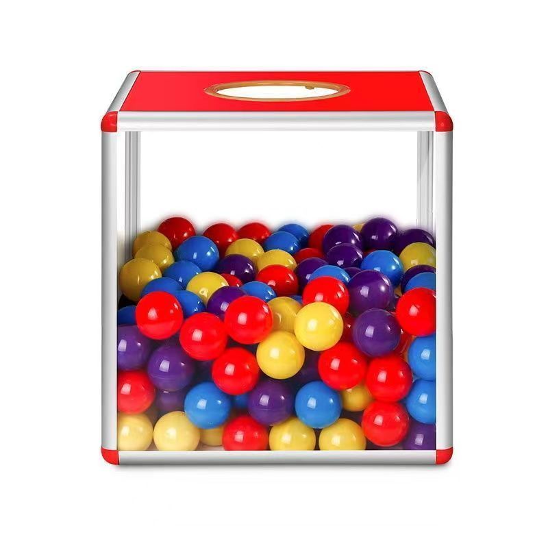 /Lottery Draw Box Company Annual Matchwork Draw Wedding Lucky Draw Props Box Holiday Event Transpare