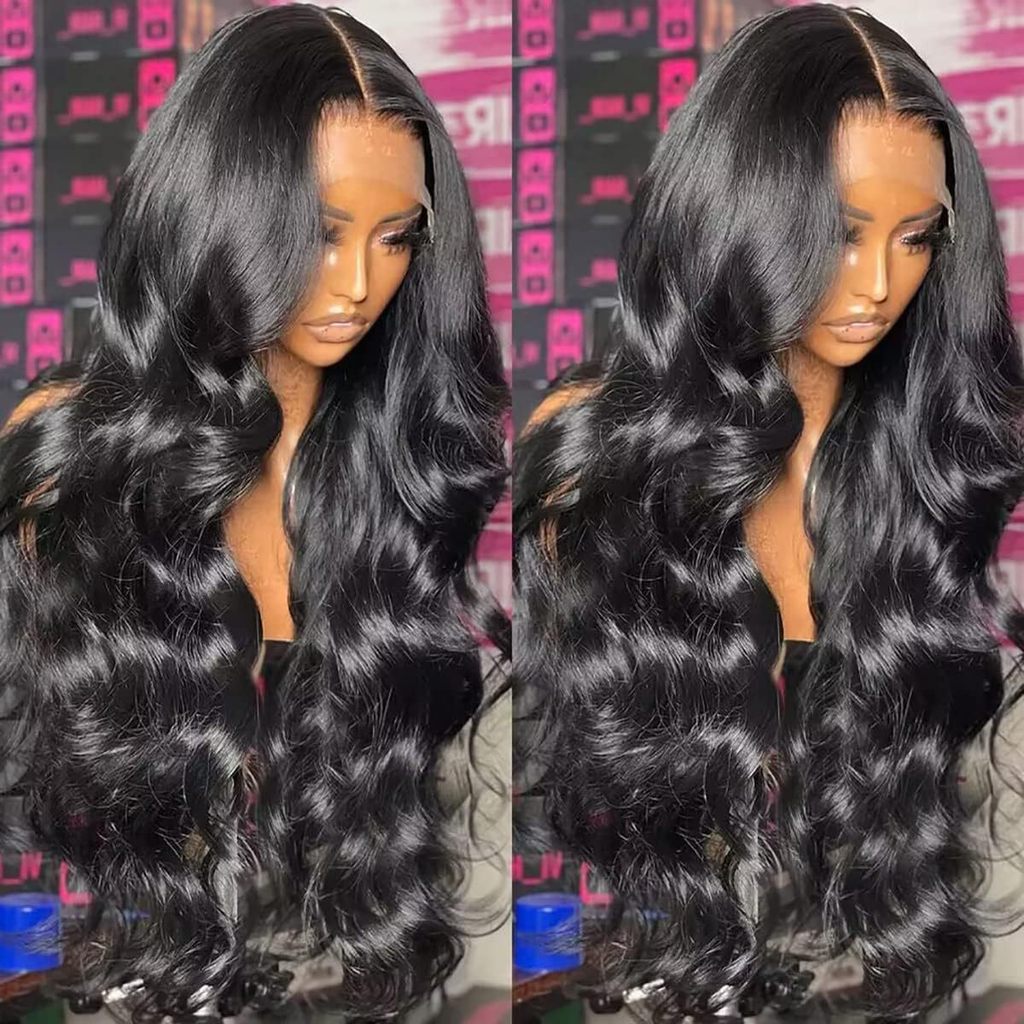 Zhongfen Big Wave Full Headgear ผมหยิกยาว Anti-Hand Weaving Front Lace Wig Plus Mesh