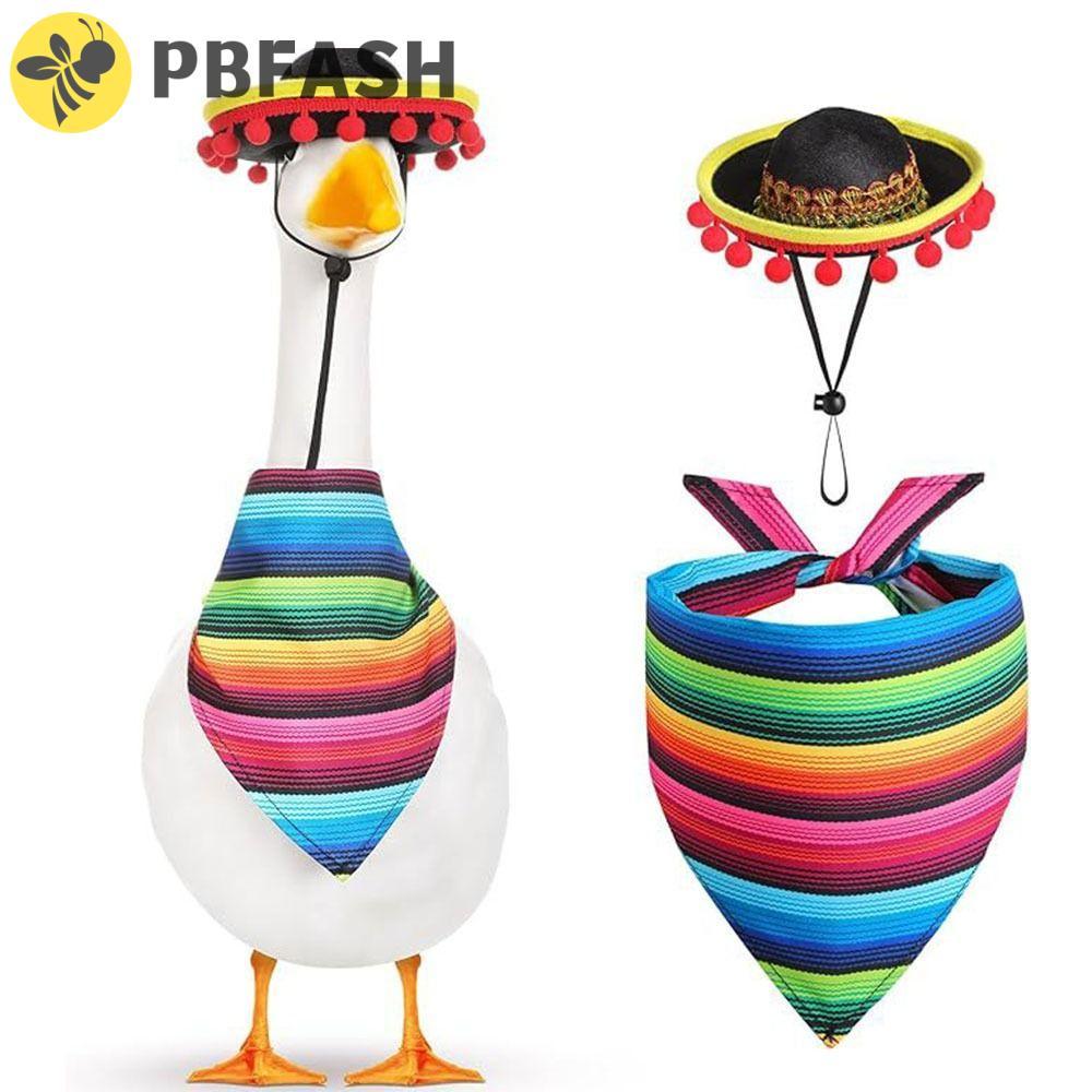 PBFASH เม็กซิกัน Goose ชุด,แถบคาดศีรษะ Mini Porch Poose ตกแต่งชุด,ตลกลื่น Hairbands ปรับสัตว์เลี้ยงห